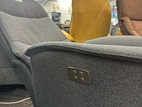 Relaxfauteuil microvezel, geweven, antraciet - afbeelding 3 van  9