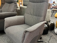 Relaxfauteuil microvezel, geweven, antraciet - afbeelding 5 van  9