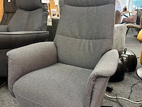 Relaxfauteuil microvezel, geweven, antraciet - afbeelding 6 van  9