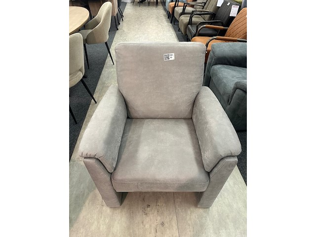 Relaxfauteuil microvezel, geweven, antraciet - afbeelding 7 van  9