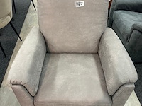 Relaxfauteuil microvezel, geweven, antraciet - afbeelding 7 van  9