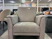 Relaxfauteuil microvezel, geweven, antraciet - afbeelding 8 van  9