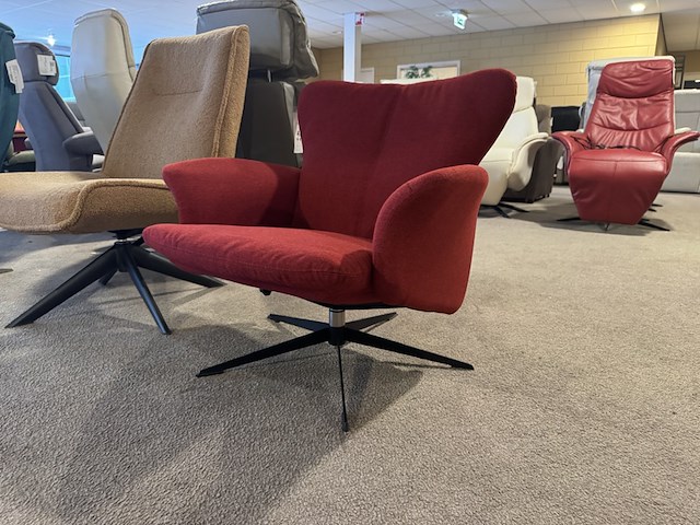 Relaxfauteuil, rood - afbeelding 2 van  5
