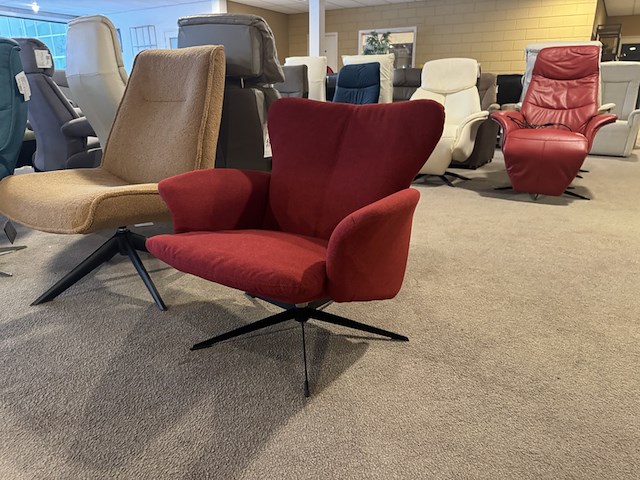 Relaxfauteuil, rood - afbeelding 4 van  5