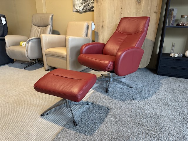 Relaxfauteuil, rood - afbeelding 1 van  4