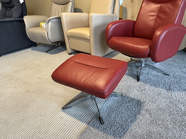 Relaxfauteuil, rood - afbeelding 4 van  4