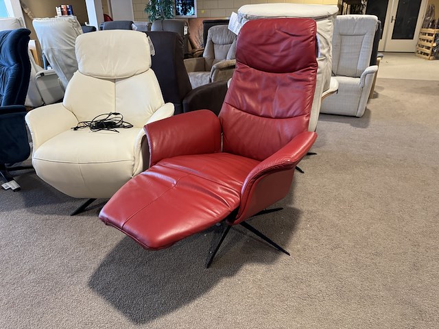 Relaxfauteuil, rood - afbeelding 2 van  4