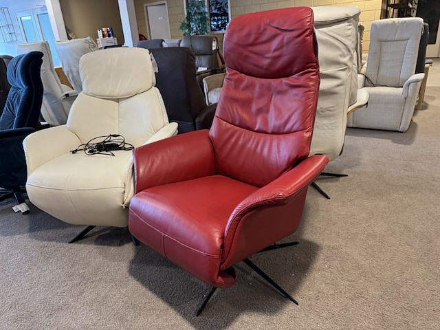 Relaxfauteuil, rood - afbeelding 3 van  4
