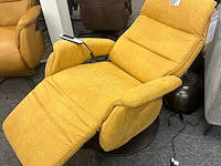 Relaxfauteuil sta op saskia plus 3 motorig, steinpol, leder evita, dijon - afbeelding 2 van  4