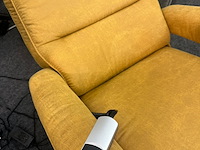 Relaxfauteuil sta op saskia plus 3 motorig, steinpol, leder evita, dijon - afbeelding 3 van  4