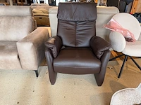 Relaxfauteuil verstelbaar knudsen, bruin - afbeelding 2 van  5