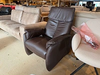 Relaxfauteuil verstelbaar knudsen, bruin - afbeelding 3 van  5