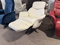 Relaxfauteuil, wit - afbeelding 1 van  5