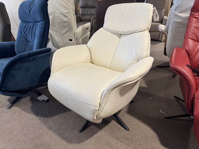 Relaxfauteuil, wit - afbeelding 2 van  5