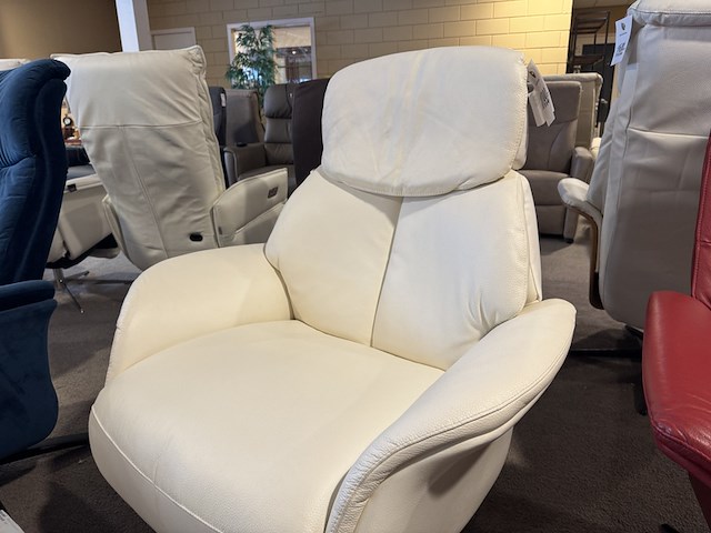 Relaxfauteuil, wit - afbeelding 4 van  5