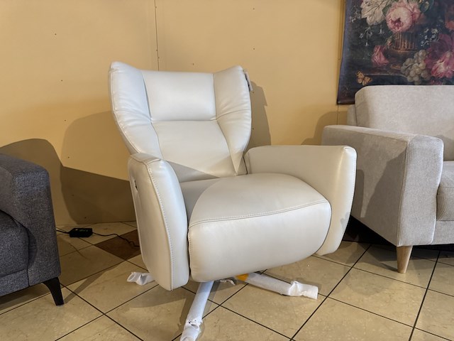 Relaxfauteuil, wit - afbeelding 1 van  5