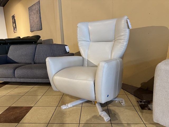 Relaxfauteuil, wit - afbeelding 2 van  5