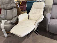 Relaxfauteuil, wit - afbeelding 1 van  4
