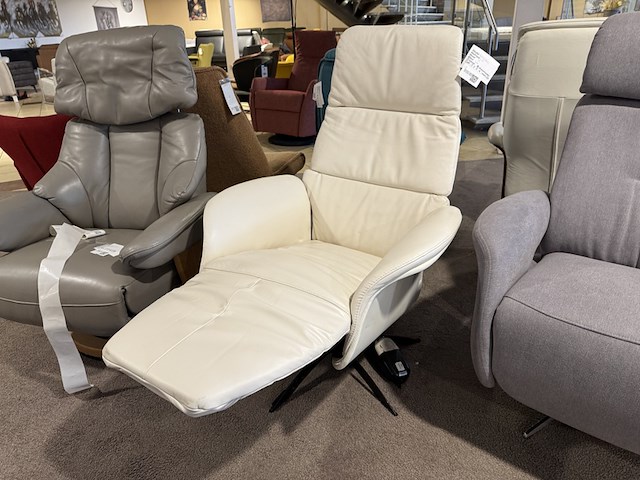 Relaxfauteuil, wit - afbeelding 2 van  4