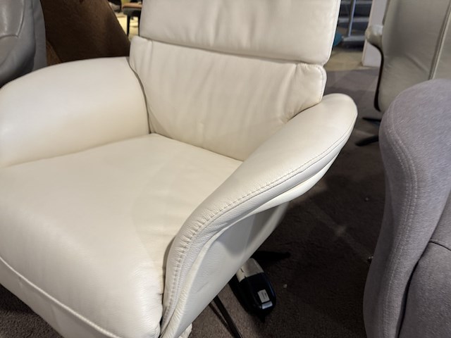 Relaxfauteuil, wit - afbeelding 4 van  4