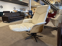 Relaxfauteuil, wit - afbeelding 2 van  4