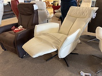 Relaxfauteuil, wit - afbeelding 1 van  4