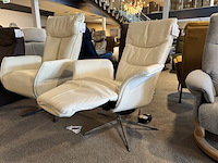 Relaxfauteuil, wit - afbeelding 1 van  4