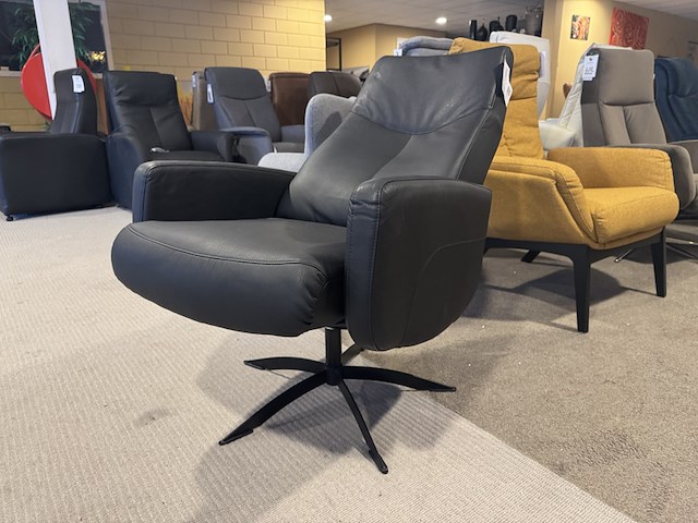 Relaxfauteuil, zwart - afbeelding 1 van  5