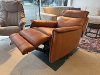 Relax/schommelfauteuil, cognac - afbeelding 2 van  5