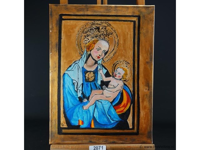 Religieus op doek - afbeelding 1 van  5