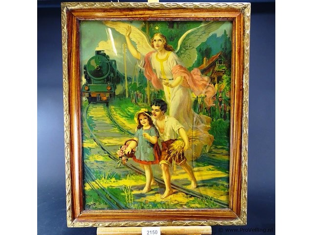 Religieus tafereel - afbeelding 1 van  5