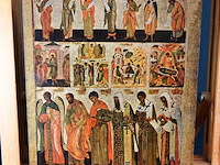 Religieuze voorstelling op plank - afbeelding 3 van  5