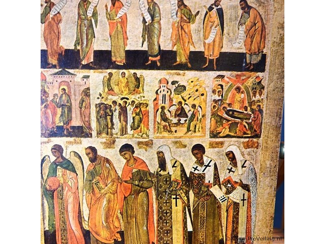 Religieuze voorstelling op plank - afbeelding 4 van  5