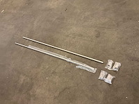 Reling rvs 120 cm (2x) - afbeelding 1 van  3