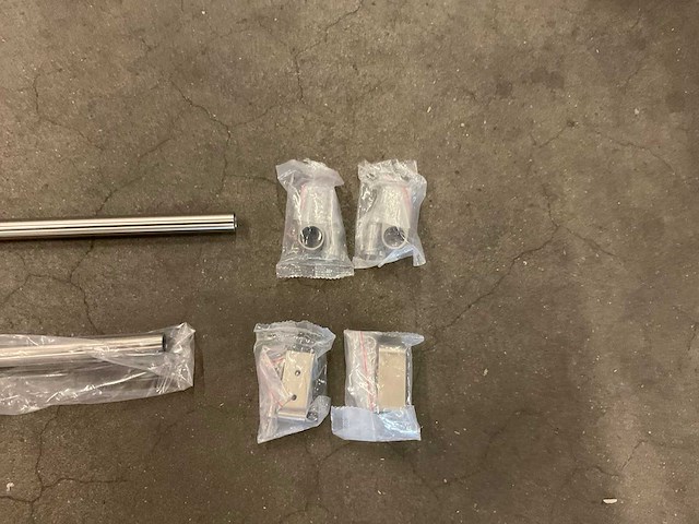 Reling rvs 120 cm (2x) - afbeelding 3 van  3