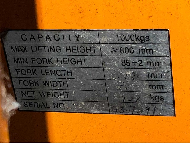 Rema hand hydraulische palletwagen - afbeelding 5 van  5
