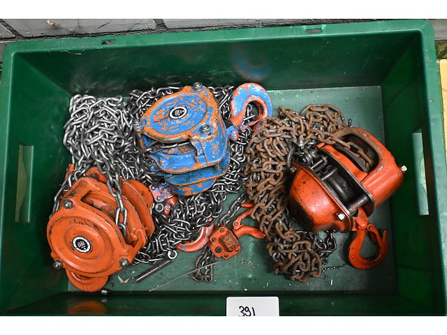 Rema / ingersollrand qm22 / super 100 / mch5-005 kettingtakel (3x) - afbeelding 1 van  4