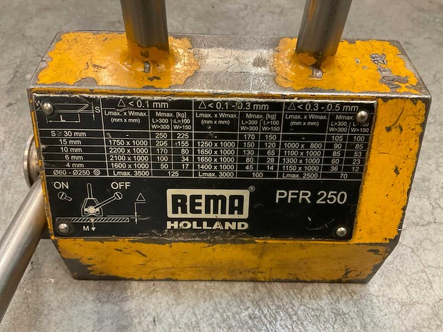 Rema pfr 250 hefmagneet - afbeelding 3 van  5