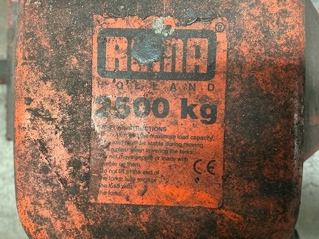 Rema quick hand hydraulische palletwagen - afbeelding 4 van  12
