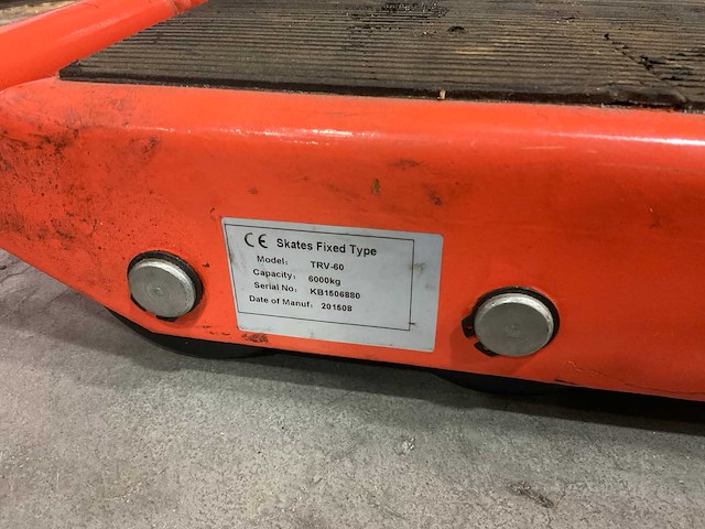 Rema trs 60 en trv 60 machine transport tank - afbeelding 5 van  6