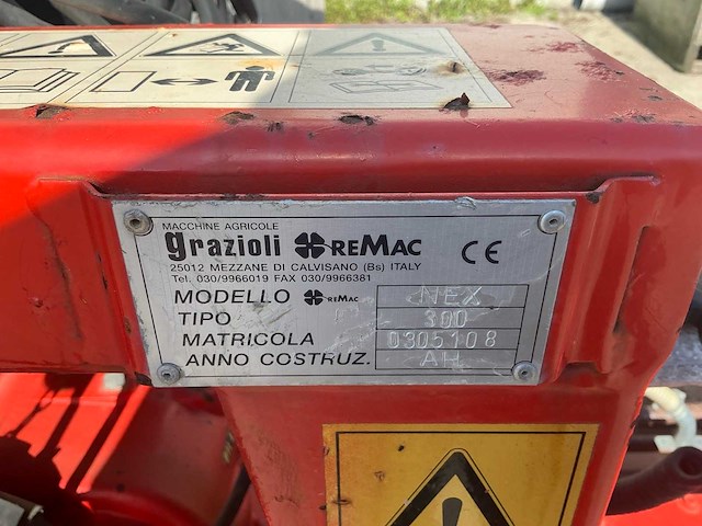 Remac nex 300 rotorkopeg - afbeelding 8 van  15