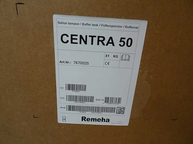 Remeha - centra 50 - buffervat 50 liter - afbeelding 3 van  3