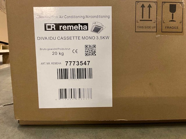 Remeha - diva - mono-split cassette + buitenunit 3,5 kw - afbeelding 8 van  8
