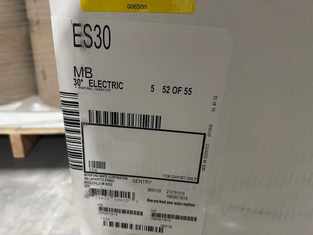 Remeha - sentry es30, 115 liter - elektrische boiler (demo) - afbeelding 3 van  4