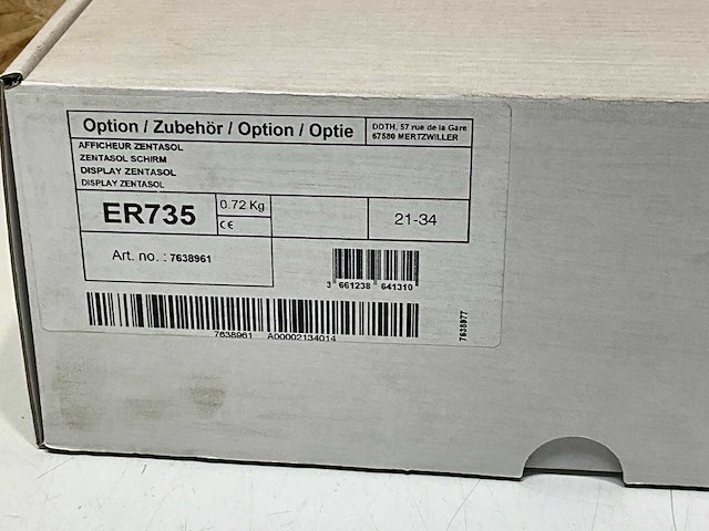 Remeha 7638961 extern zentasol upgrade display - afbeelding 3 van  4