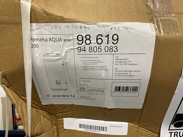 Remeha aqua pro 200 warmwaterboiler - afbeelding 3 van  3