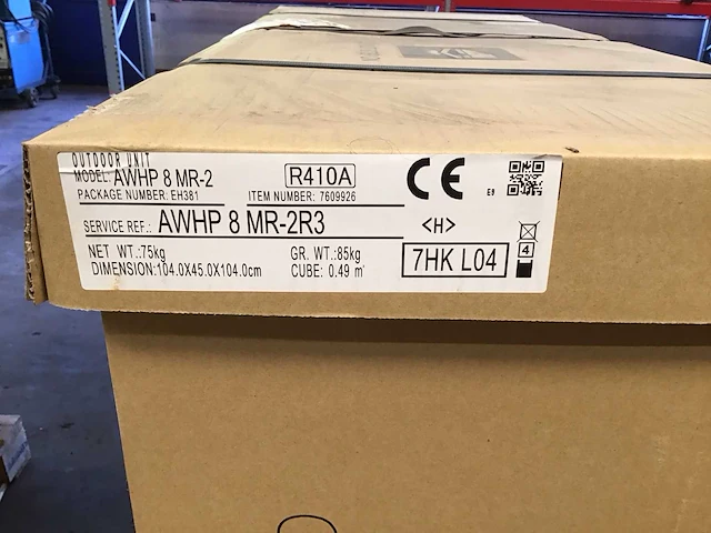 Remeha awhp 8 mr-2r3 buitenunit warmtepomp - afbeelding 2 van  2