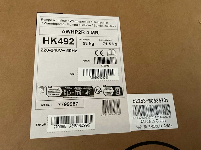 Remeha awhp2r 4 mr warmtepomp (buitenunit) - afbeelding 4 van  6