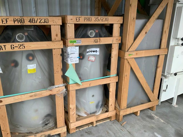 Remeha ef pro 35/230 direct gestookte gasboiler 227 liter 35,1kw - afbeelding 2 van  2