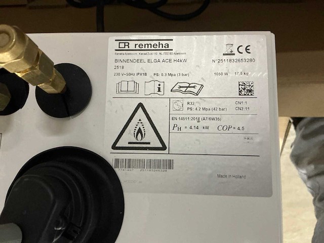 Remeha elga ace h4kw combi cv-ketel - afbeelding 3 van  7